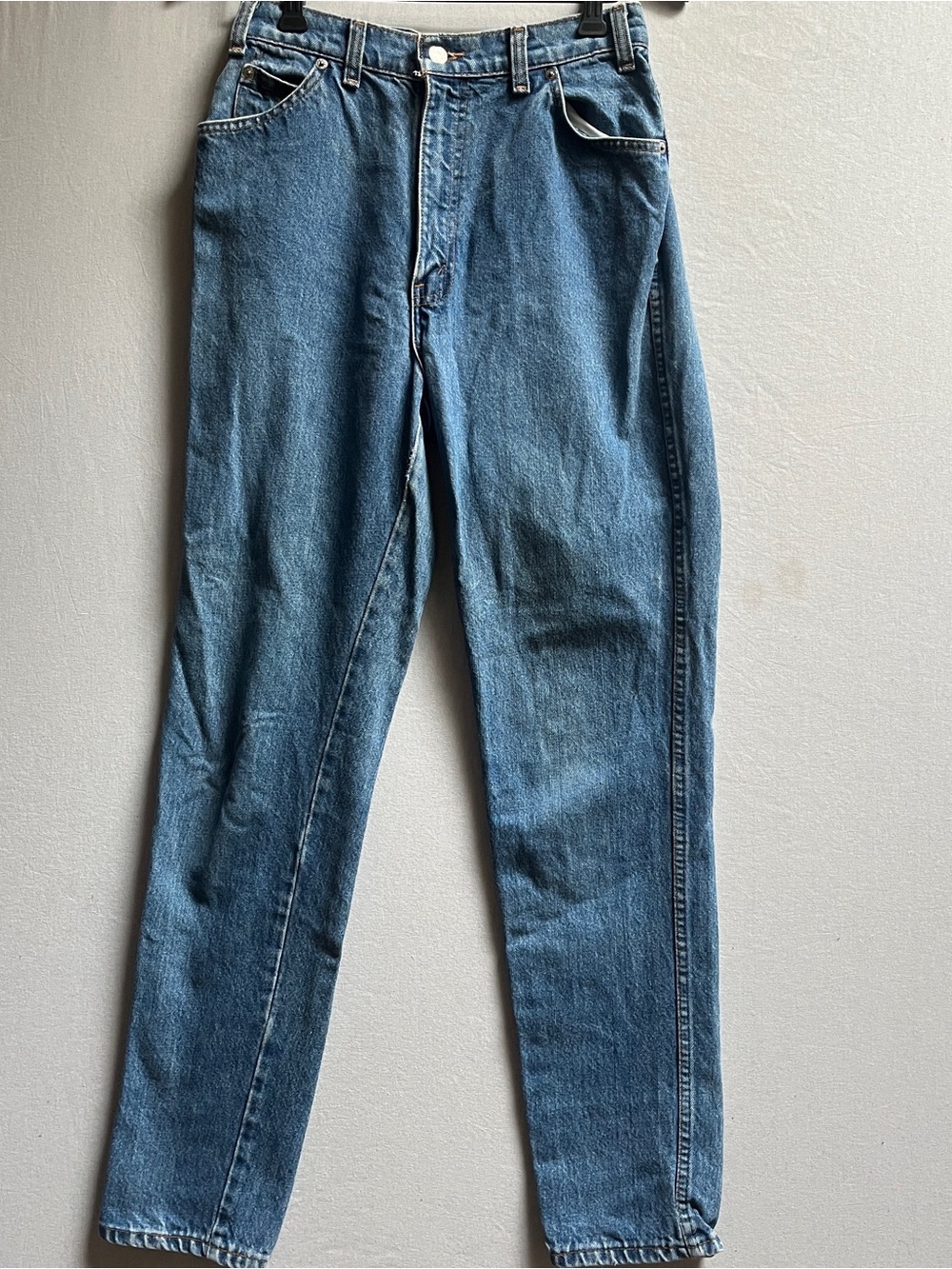 Vintage 1980s Levi's High Waisted Tapered Leg Mom Jeans Made in Canada Size 27
